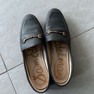 Sam Edelman Black Leather Loraine Loafers Size 8.5